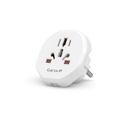 Garza Adapter Schucko uniwersalny adapter podróżny z wtyczką zabezpieczającą przed dziećmi (E-F) Garza Adapter Schucko uniwersalny adapter podróżny z wtyczką zabezpieczającą przed dziećmi (E-F)