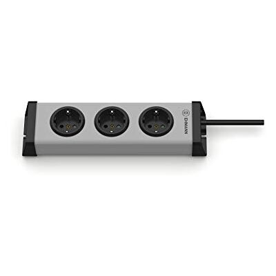 Ehmann 0200 x 00032301 listwa zasilająca bez przełącznika potrójna, szara, zestyk ochronny, przewód zasilający 5 m Ehmann 0200 x 00032301 listwa zasilająca bez przełącznika potrójna, szara, zestyk ochronny, przewód zasilający 5 m