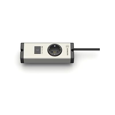 Ehmann USB-C Multilader 0600x0n012301, 1 x USB-C 65 W szybka ładowarka, 1 x gniazdo wtykowe ze stykiem ochronnym typu F, szlachetna obudowa aluminiowa, z możliwością mocowania, przewód zasilający 1,5 Ehmann USB-C Multilader 0600x0n012301, 1 x USB-C 65 W szybka ładowarka, 1 x gniazdo wtykowe ze stykiem ochronnym typu F, szlachetna obudowa aluminiowa, z możliwością mocowania, przewód zasilający 1,5