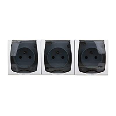 OSPEL GNH-3NZ/00/D Gniazdo elektryczne białe IP44 16 A 1 sztuka OSPEL GNH-3NZ/00/D Gniazdo elektryczne białe IP44 16 A 1 sztuka