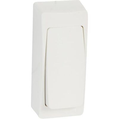 Legrand 086085E Wąski przycisk 6A, OTEO, biały Legrand 086085E Wąski przycisk 6A, OTEO, biały