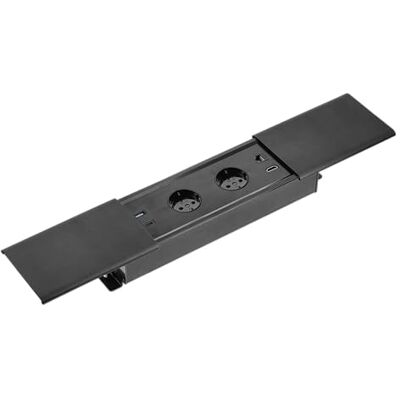 GTV Gniazdo meblowe Prestino, 2 x gniazdko Schuko, 1 x USB A, 1 x USB C, 1 x RJ45 1 x HDMI, długość kabla 1,5 m, kolor czarny, do biurka, blatu stołu, kuchni i biura GTV Gniazdo meblowe Prestino, 2 x gniazdko Schuko, 1 x USB A, 1 x USB C, 1 x RJ45 1 x HDMI, długość kabla 1,5 m, kolor czarny, do biurka, blatu stołu, kuchni i biura
