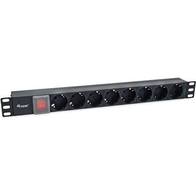 Equip 333286 Rozdzielacz zasilania PDU 8 x gniazdo sieciowe 1U Czarny Equip 333286 Rozdzielacz zasilania PDU 8 x gniazdo sieciowe 1U Czarny