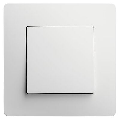 DEBFLEX Caly Włącznik push Przełącznik ścienny do sterowania oświetleniem z wieloma punktami sterowania Pełne sterowanie ABS Montaż wpuszczany Biały 85 x 85 x 33 mm DEBFLEX Caly Włącznik push Przełącznik ścienny do sterowania oświetleniem z wieloma punktami sterowania Pełne sterowanie ABS Montaż wpuszczany Biały 85 x 85 x 33 mm