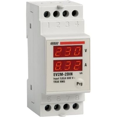 Vemer Ev2m-2din Pomiar Jednofazowy - Napięcie & Prąd Vemer Ev2m-2din Pomiar Jednofazowy - Napięcie & Prąd