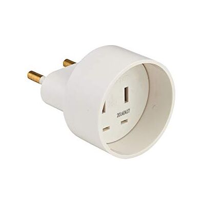 DEBFLEX Adapter do gniazdka Uniwersalny adapter Adapter podróżny Adapter podróżny Uniwersalny adapter Europy 2P 6A USA-FRA 4mm Biały DEBFLEX Adapter do gniazdka Uniwersalny adapter Adapter podróżny Adapter podróżny Uniwersalny adapter Europy 2P 6A USA-FRA 4mm Biały