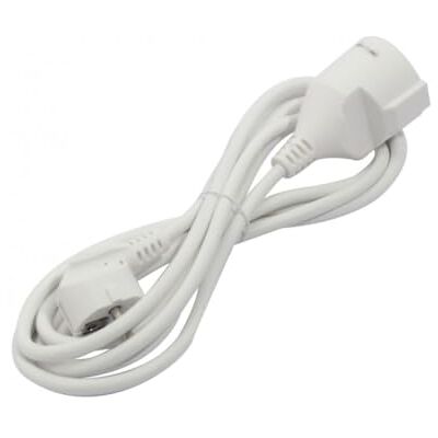 Glowster Przewód zasilający 5 metrów 16A 25 V ~ 2P+E Przedłużacz H5VV-F 3G1,5mm² przedłużacz wtyczki schucko/przedłużacz biały (5 metrów) Glowster Przewód zasilający 5 metrów 16A 25 V ~ 2P+E Przedłużacz H5VV-F 3G1,5mm² przedłużacz wtyczki schucko/przedłużacz biały (5 metrów)