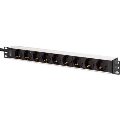 Digitus DN-95440 – listwa zasilająca 19" – 9 gniazd CEE 7/3 typu F – wtyczka C20 – 1U – 250 V AC 50/60 Hz 16 A 3600 W – do szaf sieciowych i serwerowych 19 cali Digitus DN-95440 – listwa zasilająca 19" – 9 gniazd CEE 7/3 typu F – wtyczka C20 – 1U – 250 V AC 50/60 Hz 16 A 3600 W – do szaf sieciowych i serwerowych 19 cali