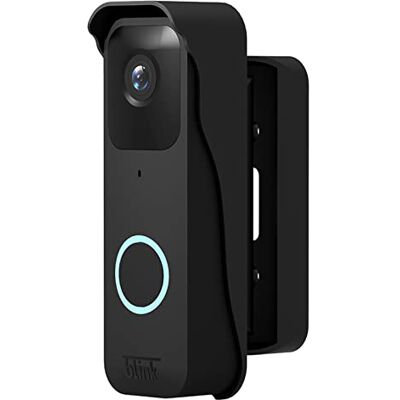 Fieybirt Blink Doorbell Mount, Adjustable Angle Mount Kit (Up to 110 Degrees Tilt) for Video Doorbell, Wide Viewing Range Left/Right Adjustable Corner Mount With Mounting Cover (Black) Fieybirt Blink Doorbell Mount, Adjustable Angle Mount Kit (Up to 110 Degrees Tilt) for Video Doorbell, Wide Viewing Range Left/Right Adjustable Corner Mount With Mounting Cover (Black)
