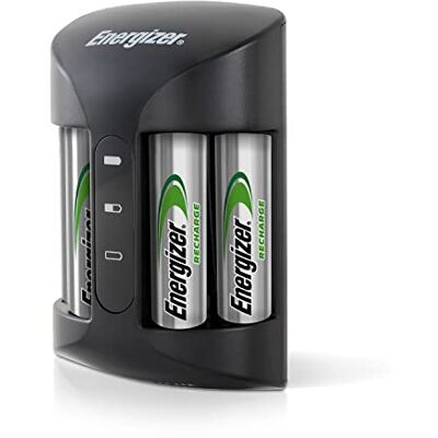 Energizer Ładowarka do akumulatora, Recharge Pro, do baterii AAA i AA (4 x baterie AA w zestawie) Energizer Ładowarka do akumulatora, Recharge Pro, do baterii AAA i AA (4 x baterie AA w zestawie)