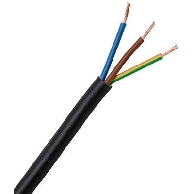 Kopp 152405849 H05 VV-F 3G, 1 mm², 5 m, czarny Kopp 152405849 H05 VV-F 3G, 1 mm², 5 m, czarny