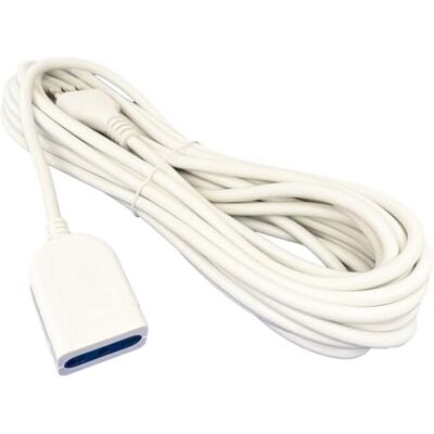GC GLOBALCOMMERCE Przedłużacz dwufazowy 10 metrów, kabel elektryczny wtyk 10/16 A, gniazdo schuko, 250 V, maks. 2500 W GC GLOBALCOMMERCE Przedłużacz dwufazowy 10 metrów, kabel elektryczny wtyk 10/16 A, gniazdo schuko, 250 V, maks. 2500 W