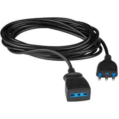 POLY POOL - PP0385.1XAM - 5 m - Czarny - Extension cord POLY POOL - PP0385.1XAM - 5 m - Czarny - Extension cord
