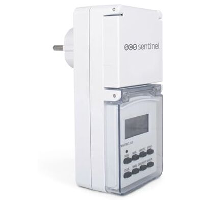 SCS Sentinel HCN0082- Programowalne Zewnętrzne Elektroniczne Gniazdo Tygodniowe 230V Maksymalne Obciążenie 16A Lub 3600W SCS Sentinel HCN0082- Programowalne Zewnętrzne Elektroniczne Gniazdo Tygodniowe 230V Maksymalne Obciążenie 16A Lub 3600W