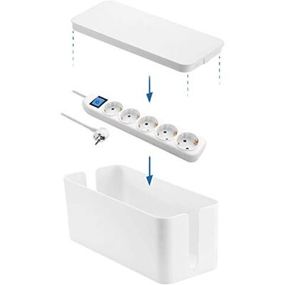 Electraline 300170 Przedłużacz z 5 gniazdami i przełącznikiem Electraline 300170 Przedłużacz z 5 gniazdami i przełącznikiem
