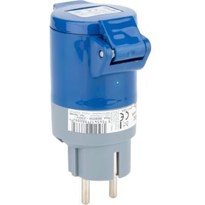 HBF Protec Adapter gniazdo żeńskie CEE P17 na wtyczkę męską do przyczep i kamperów HBF Protec Adapter gniazdo żeńskie CEE P17 na wtyczkę męską do przyczep i kamperów