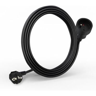 Waytex 51020 Przedłużacz elektryczny długość 3,00 m, kabel 3x1,5 mm2, gniazda 16A Europa 2P+T z zabezpieczeniem dzieci, certyfikat CE NF, czarny Waytex 51020 Przedłużacz elektryczny długość 3,00 m, kabel 3x1,5 mm2, gniazda 16A Europa 2P+T z zabezpieczeniem dzieci, certyfikat CE NF, czarny
