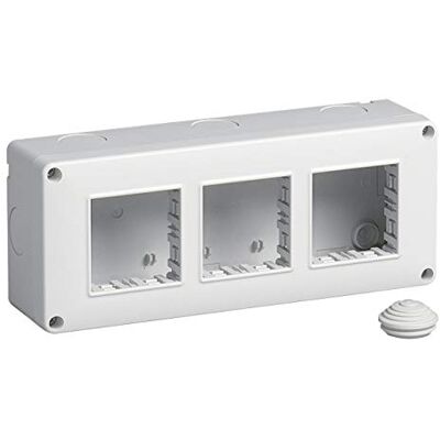 VIMAR pudełka powierzchniowe pudełko ip40 6 płaski moduł serii 2x3 VIMAR pudełka powierzchniowe pudełko ip40 6 płaski moduł serii 2x3