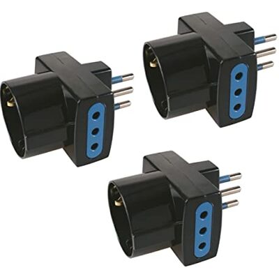 POLY POOL PP0467.13 - Zestaw adapterów zasilania, Zabezpieczenia dziecięce, Włoskie i niemieckie gniazdka POLY POOL PP0467.13 - Zestaw adapterów zasilania, Zabezpieczenia dziecięce, Włoskie i niemieckie gniazdka