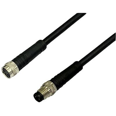 Kabel czujnika/aktuatora BKL Electronic 2700003 - 2m, M8, 4-pin, czarny Kabel czujnika/aktuatora BKL Electronic 2700003 - 2m, M8, 4-pin, czarny