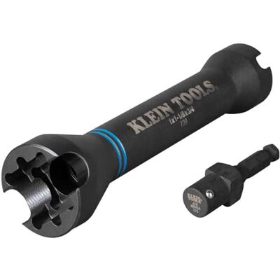 KLEIN TOOLS NRHD Gniazdo udarowe 5 w 1, trzy rozmiary gniazda kwadratowego: 3/4”,1” i 1-1/8” oraz małe i duże gniazda wyrównujące KLEIN TOOLS NRHD Gniazdo udarowe 5 w 1, trzy rozmiary gniazda kwadratowego: 3/4”,1” i 1-1/8” oraz małe i duże gniazda wyrównujące