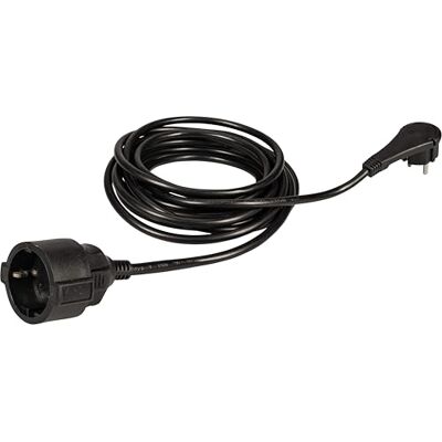 Meister 7432570 Przedłużacz z uziemieniem, ekstra płaska wtyczka, kabel 5 m, czarny, IP20, złącze z ochroną przed dotykiem, przedłużacz Schuko z płaską wtyczką/kablem zasilającym, 7432570 Meister 7432570 Przedłużacz z uziemieniem, ekstra płaska wtyczka, kabel 5 m, czarny, IP20, złącze z ochroną przed dotykiem, przedłużacz Schuko z płaską wtyczką/kablem zasilającym, 7432570