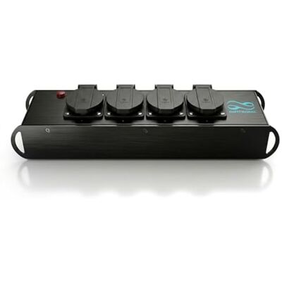 Infitronic INPT4 – listwa zasilająca, rozdzielacz prądu z 4 gniazdami Schuko, włączanie/wyjście na scenę lub platformę Infitronic INPT4 – listwa zasilająca, rozdzielacz prądu z 4 gniazdami Schuko, włączanie/wyjście na scenę lub platformę