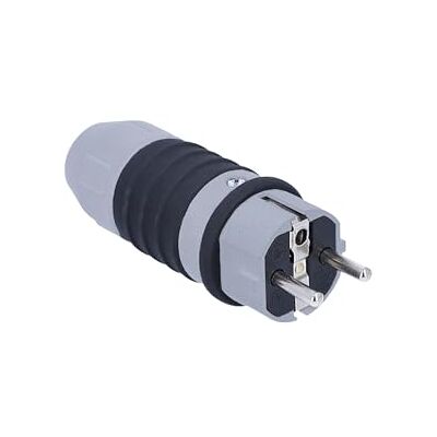 as - Schwabe as Schwabe DuroConn wtyczka z zestykiem ochronnym, bardzo wytrzymała, z szybkim zamknięciem, 230 V/16 A, do przewodów do 3 x 2,5 mm², szara/czarna, IP54 as - Schwabe as Schwabe DuroConn wtyczka z zestykiem ochronnym, bardzo wytrzymała, z szybkim zamknięciem, 230 V/16 A, do przewodów do 3 x 2,5 mm², szara/czarna, IP54