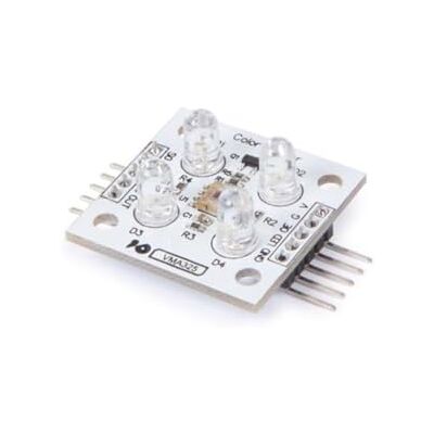 Whadda Czujnik koloru, TCS3200, moduł, 2,7-5,5 VDC, biały Whadda Czujnik koloru, TCS3200, moduł, 2,7-5,5 VDC, biały