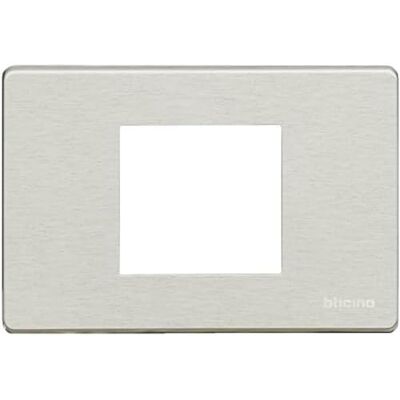 Bticino 503/23 a Plaque 2-osobowa, brązowa, srebrna, 503/23A/X Bticino 503/23 a Plaque 2-osobowa, brązowa, srebrna, 503/23A/X