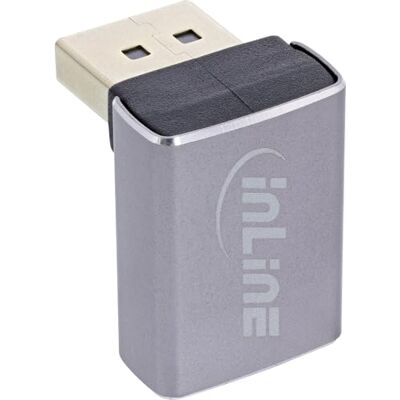 InLine Adapter DisplayPort 1.4, kąt 90°, wtyczka DP do gniazda, kompatybilna z 8K, 17291G InLine Adapter DisplayPort 1.4, kąt 90°, wtyczka DP do gniazda, kompatybilna z 8K, 17291G