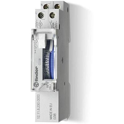 Finder 121182301000PAS 24-godzinny mechaniczny wyłącznik czasowy 1 NO 16 A 230 V bez rezerw Finder 121182301000PAS 24-godzinny mechaniczny wyłącznik czasowy 1 NO 16 A 230 V bez rezerw