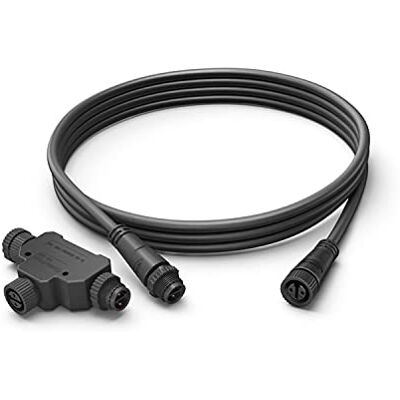 Philips Kabel Przedłużający Do Zewnętrznych Lamp LED Calla i Lily Oraz Taśm LED, 2,5 m + Złącze T Philips Kabel Przedłużający Do Zewnętrznych Lamp LED Calla i Lily Oraz Taśm LED, 2,5 m + Złącze T