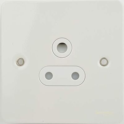Schneider Electric Ultimate GU3280WPW, bezśrubowe, jednobiegunowe gniazdo wtykowe z okrągłym trzpieniem, jednobiegunowe, 5 A, GU3280WPW, lakierowane na biało z białą wkładką Schneider Electric Ultimate GU3280WPW, bezśrubowe, jednobiegunowe gniazdo wtykowe z okrągłym trzpieniem, jednobiegunowe, 5 A, GU3280WPW, lakierowane na biało z białą wkładką