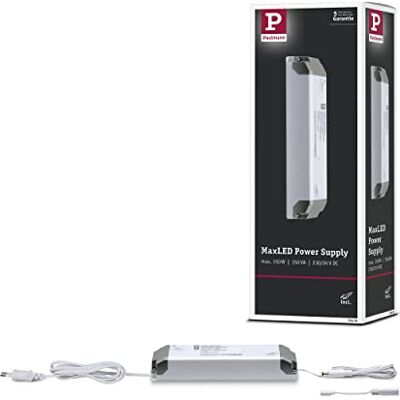 Paulmann 70976 Strip MaxLED zasilacz czworokątny maks. 150 W taśma świetlna biała pasek świetlny tworzywo sztuczne taśma LED Paulmann 70976 Strip MaxLED zasilacz czworokątny maks. 150 W taśma świetlna biała pasek świetlny tworzywo sztuczne taśma LED