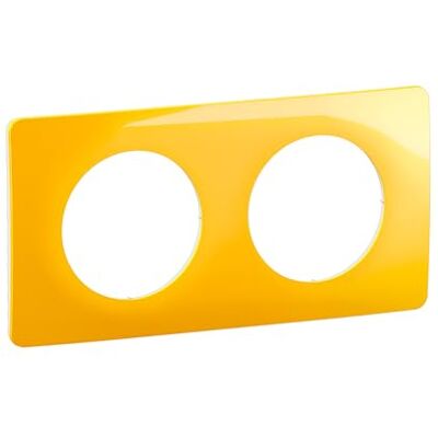 Legrand Tabliczka 2 stanowiska, Céliane, szafranowa żółta, błyszcząca, IP20 2 słupki, szafranowy żółty, błyszczący termoplastyczny plastik, montaż poziomo lub pionowy, z klipsem, 161 x 82 mm Legrand Tabliczka 2 stanowiska, Céliane, szafranowa żółta, błyszcząca, IP20 2 słupki, szafranowy żółty, błyszczący termoplastyczny plastik, montaż poziomo lub pionowy, z klipsem, 161 x 82 mm