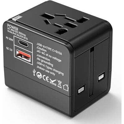Hoppac Adapter podróżny na całym świecie Hoppac Adapter podróżny na całym świecie
