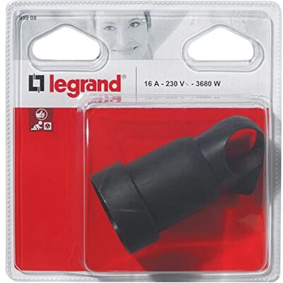 Legrand LEG93908 przedłużacz 16 A, tworzywo sztuczne, mechanizm 2-pierścieniowy, czarny Legrand LEG93908 przedłużacz 16 A, tworzywo sztuczne, mechanizm 2-pierścieniowy, czarny