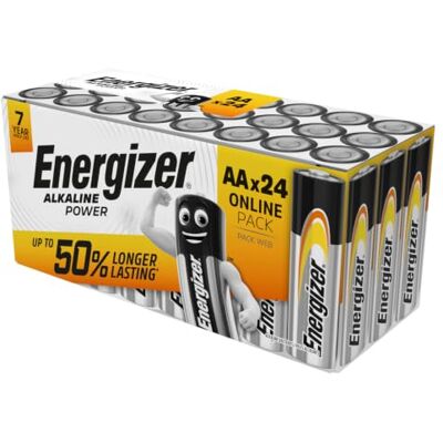 Energizer Baterie alkaliczne AA + AAA (48 Combo Pack) Podwójna i potrójna bateria A 1,5 V 50% dłuższa żywotność Urządzenia codziennego użytku 0% opakowania z tworzywa sztucznego 7 lat Energizer Baterie alkaliczne AA + AAA (48 Combo Pack) Podwójna i potrójna bateria A 1,5 V 50% dłuższa żywotność Urządzenia codziennego użytku 0% opakowania z tworzywa sztucznego 7 lat