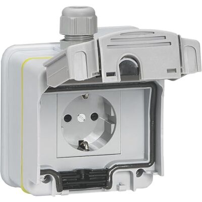 Legrand , Green Up gniazdko elektryczne i hybrydowe typu plug-in, system szybkiego ładowania do samochodów elektrycznych, kompatybilny z trybem 1 i 2, 1-fazowy, prąd ładowania 8-16 A, 3,7 kW, 230 V, Legrand , Green Up gniazdko elektryczne i hybrydowe typu plug-in, system szybkiego ładowania do samochodów elektrycznych, kompatybilny z trybem 1 i 2, 1-fazowy, prąd ładowania 8-16 A, 3,7 kW, 230 V,