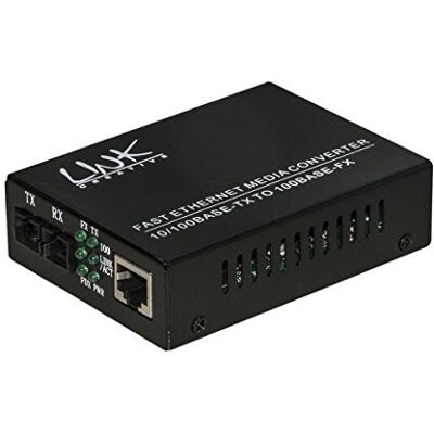 LINK lkmcsm Media Converter SC LWL-RJ45 – 10/100 Base-T do 100Base-FX, jednomodowy 1310 nm LINK lkmcsm Media Converter SC LWL-RJ45 – 10/100 Base-T do 100Base-FX, jednomodowy 1310 nm