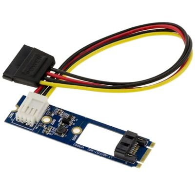 Kalea-Informatique Karta Kontrolera M.2 - 1 Port SATA 6Gbps - B+M Klucz - Kontroler Pamięci Kalea-Informatique Karta Kontrolera M.2 - 1 Port SATA 6Gbps - B+M Klucz - Kontroler Pamięci