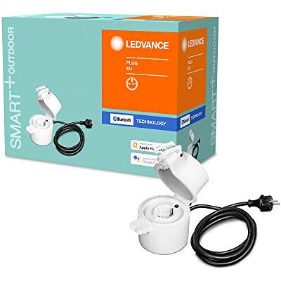 LEDVANCE Inteligentne gniazdo na zewnątrz z technologią Bluetooth, integruje konwencjonalne urządzenia z inteligentnym domem, kompatybilne z Alexa i Google Voice, IP44, SMART+ BT Outdoor PLUG, 8 szt. LEDVANCE Inteligentne gniazdo na zewnątrz z technologią Bluetooth, integruje konwencjonalne urządzenia z inteligentnym domem, kompatybilne z Alexa i Google Voice, IP44, SMART+ BT Outdoor PLUG, 8 szt.