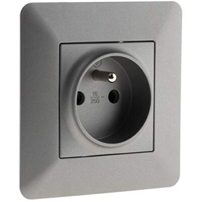 Zenitech Gniazdo 2P+T 16A Titanium Artezo Zenitech Gniazdo 2P+T 16A Titanium Artezo