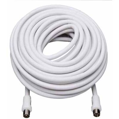 REV Ritter koncentryczny kabel przyłączeniowy do urządzenia (wtyczka na gniazdo, 10 m), biały REV Ritter koncentryczny kabel przyłączeniowy do urządzenia (wtyczka na gniazdo, 10 m), biały