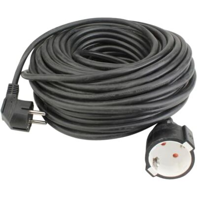 Unitec Przedłużacz Schuko H05VV-F 3G 1,5 mm², 25 m, czarny Unitec Przedłużacz Schuko H05VV-F 3G 1,5 mm², 25 m, czarny
