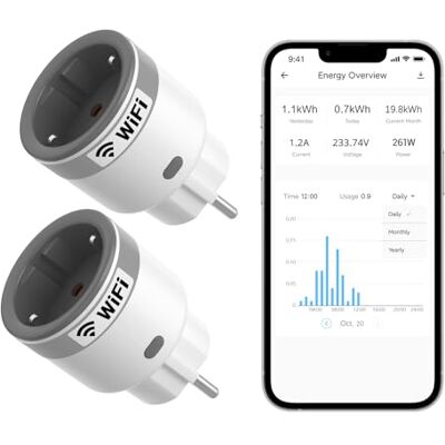 SONOFF S60TPF Inteligentne Gniazdko WiFi 16A/4000W z Pomiarem Ochrona przed przeciążeniem, sterowanie aplikacją i głosem, zgodność z Alexa i Google Home, zdalne sterowanie, WiFi 2,4 GHz SONOFF S60TPF Inteligentne Gniazdko WiFi 16A/4000W z Pomiarem Ochrona przed przeciążeniem, sterowanie aplikacją i głosem, zgodność z Alexa i Google Home, zdalne sterowanie, WiFi 2,4 GHz