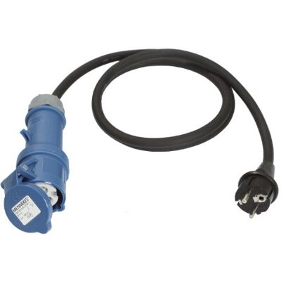 Weingärtner Adapter CEE 230 V, wtyczka Schuko na złącze CEE, do przyczep kempingowych, łodzi, przyczep kempingowych itd. Weingärtner Adapter CEE 230 V, wtyczka Schuko na złącze CEE, do przyczep kempingowych, łodzi, przyczep kempingowych itd.