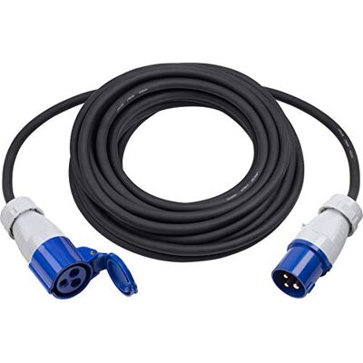 Meister Camping kabel przedłużający CEE, 10 m, 16 A, 230 V, IP44, do użytku na zewnątrz (IP44), kabel H07RN-F3G 2,5 mm² Meister Camping kabel przedłużający CEE, 10 m, 16 A, 230 V, IP44, do użytku na zewnątrz (IP44), kabel H07RN-F3G 2,5 mm²