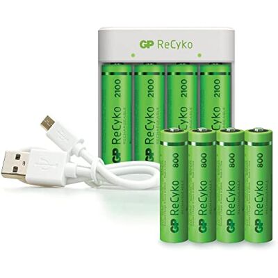 GP Akumulatory E411 ReCyko ładowarka okrągła NiMH Micro (AAA), Mignon (AA) GP Akumulatory E411 ReCyko ładowarka okrągła NiMH Micro (AAA), Mignon (AA)